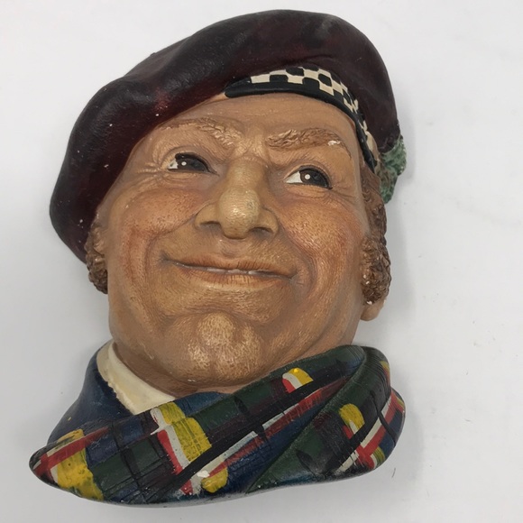 English Chalkware  Scottish Plaque - Picture 2 of 8